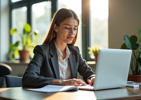 Modèle efficace de lettre de motivation pour assistant administratif débutant